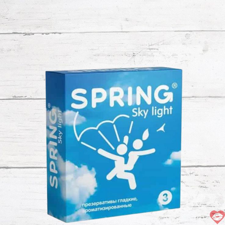 Spring Sky Vanilla Siêu Mỏng 3pcs Trơn Tru An Toàn Cực Đã 