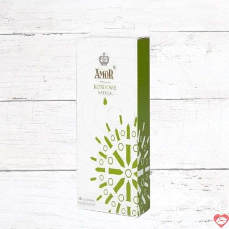 Amor Nature Bao Cao Su 15pcs Mỏng Không Mùi An Toàn 