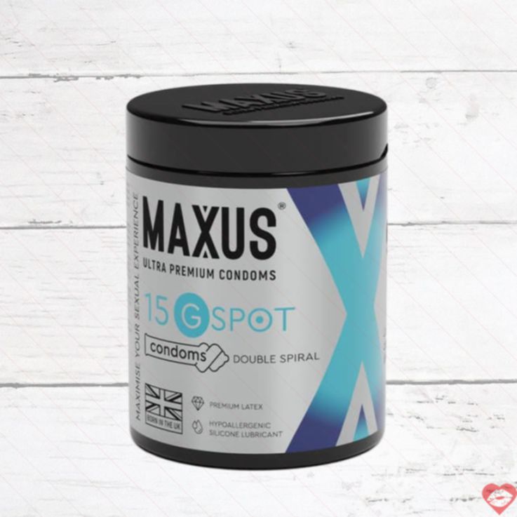 Maxus G-Spot Condoms 15 Miếng Uốn Lượn