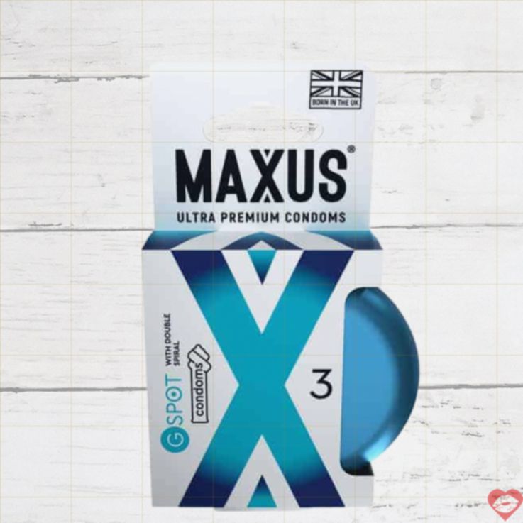 Maxus G-Spot 3 Viên Bao Cao Su Kích G Siêu Thú Vị