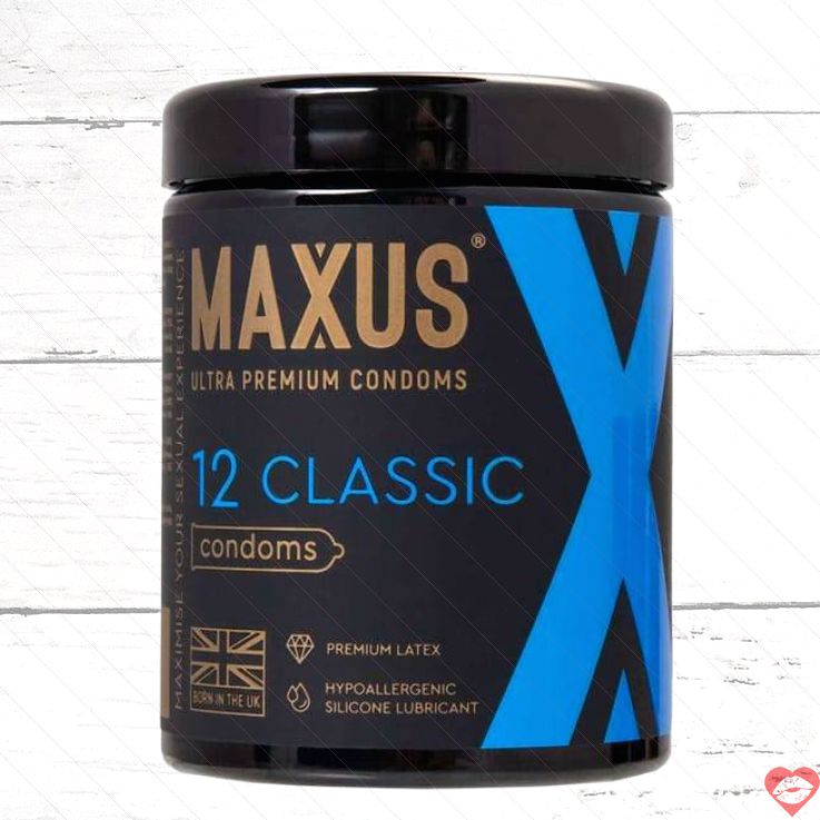Maxus Classic Bao Cao Su 12pcs Mỏng An Toàn