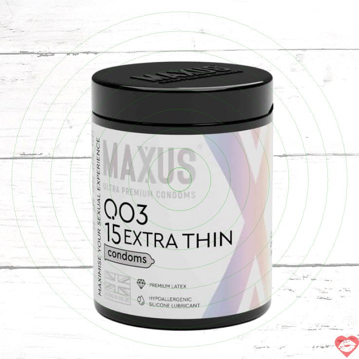 Maxus 003 Condom Siêu Mỏng 15c 18cm Trải Nghiệm Tối Đa