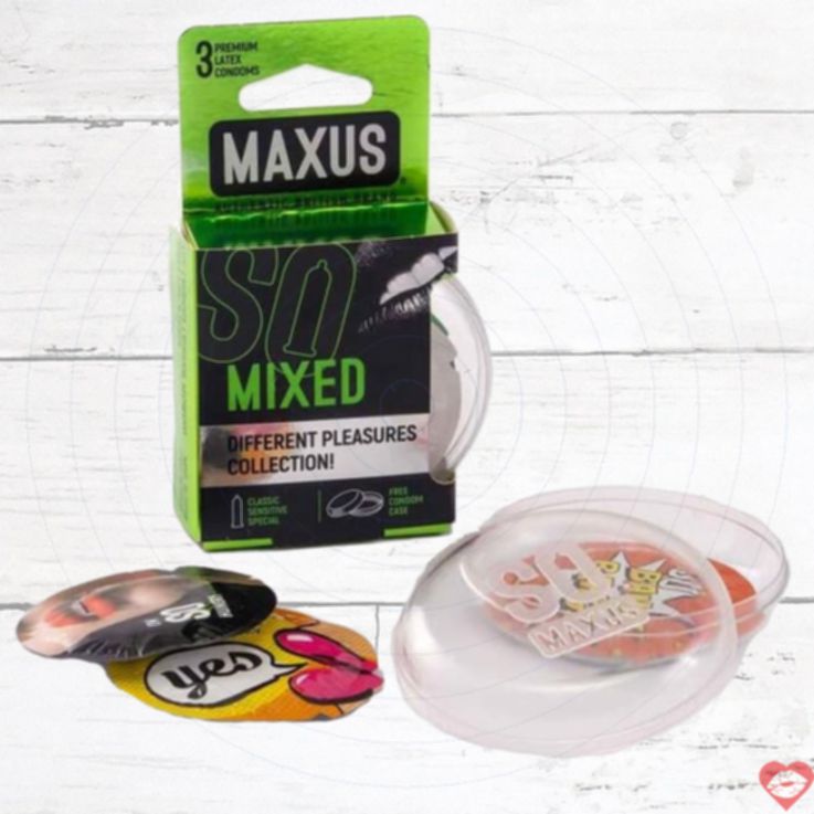 Maxus Air Mixed Bao Cao 3pcs Siêu Mỏng An Toàn