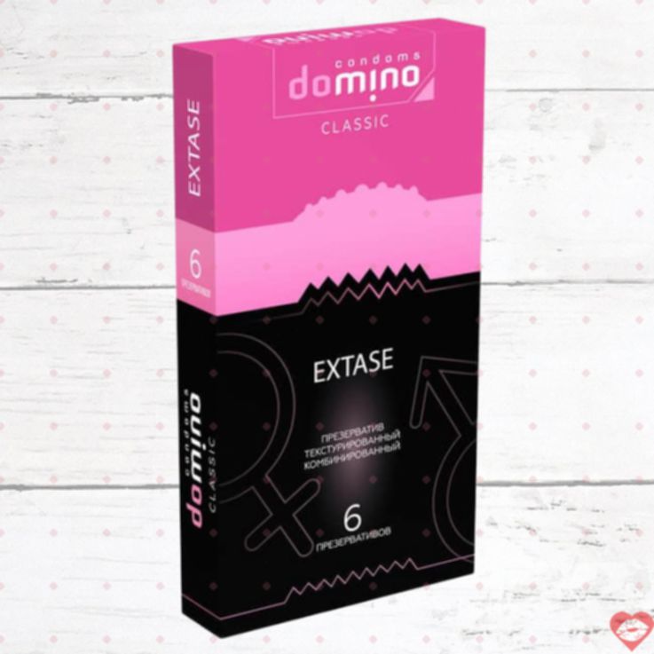 Domino Classic Extase Bao Cao Su Gân Nốt 6 Cái