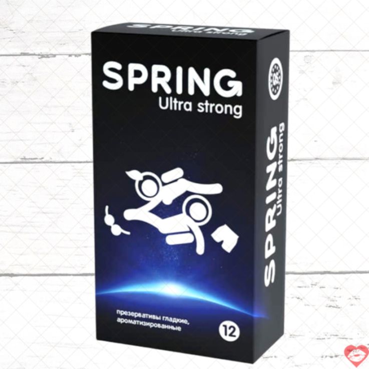 Spring Ultra Strong Bao Cao Su Siêu Bền 12 Cái Lớn