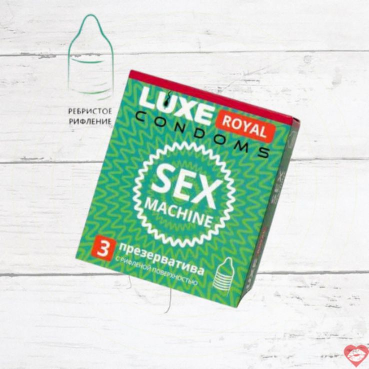 Set 3 Bao Cao Su Luxe Royal Ribbed Siêu Bền An Toàn