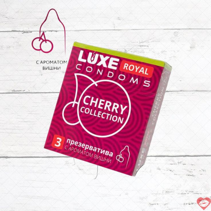 Set 3 Bao Cao Su Luxe Cherry Hương Đào An Toàn
