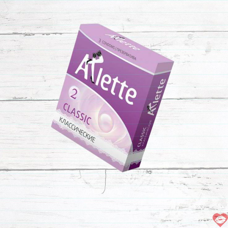 Arlette Classic bao cao su 3 cái mỏng chuẩn mực
