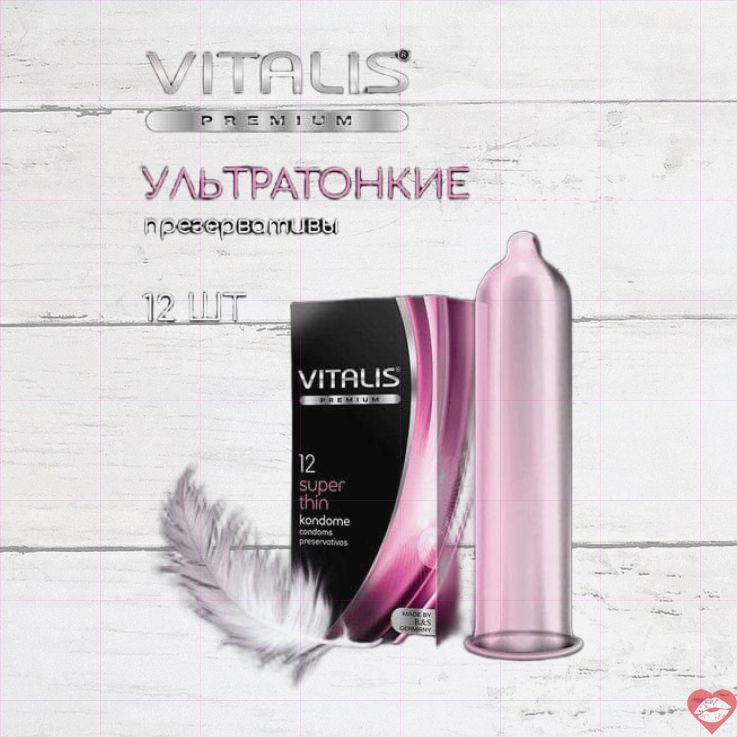 Vitalis Premium Bao Cao Su Siêu Mỏng 12c 18cm Mã Lai