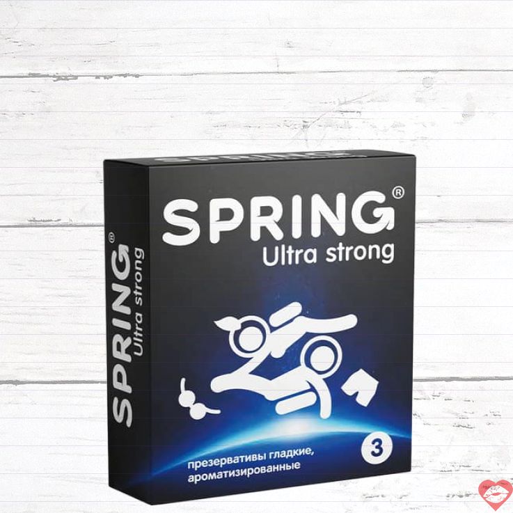 Spring Ultra Strong Bao Cao Su Siêu Dai 3 Cái