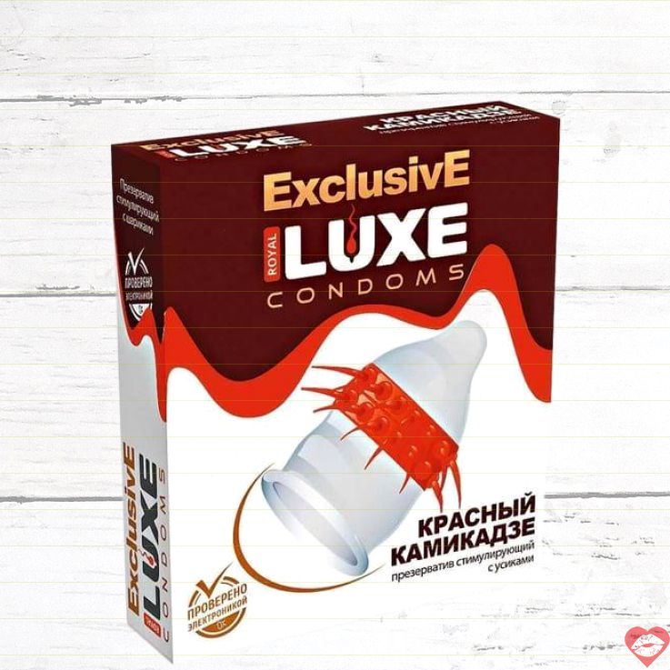 Bao Cao Su Luxe Kamikaze Đỏ Uyền Siêu Kích Thích 