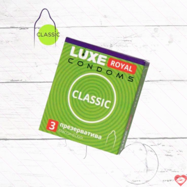 Luxe Royal Classic Condoms 3pcs An Toàn Cổ Điển 