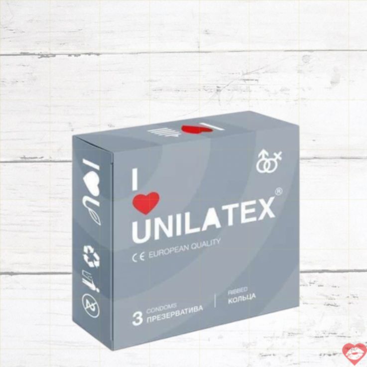 Unilatex Gân Cao Su 3 Cái Siêu Cảm Giác