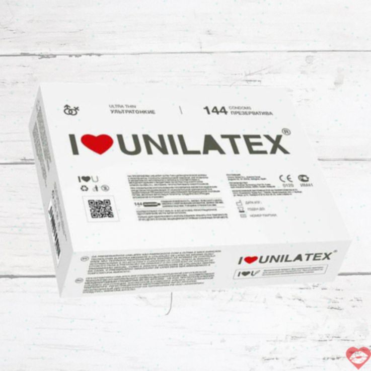 Unilatex Bao Cao Su Siêu Mỏng 144 Miếng Malaysia