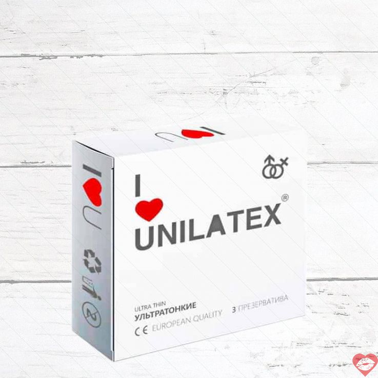 bao Unilatex siêu mỏng 3 cái tăng khoái cảm