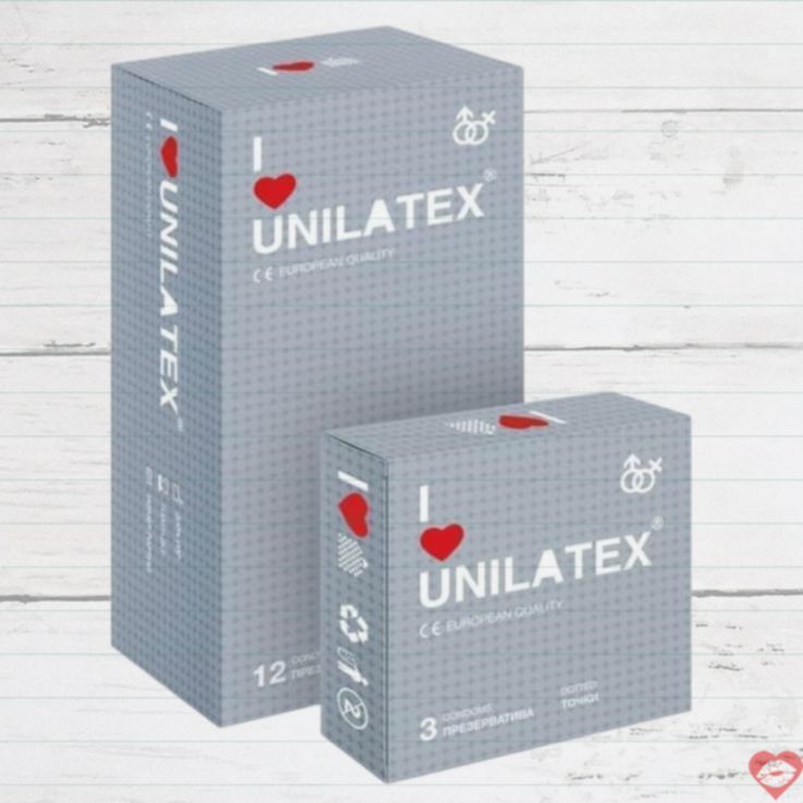 Unilatex Bao Cao Su Gân Điểm 12+3 Miếng