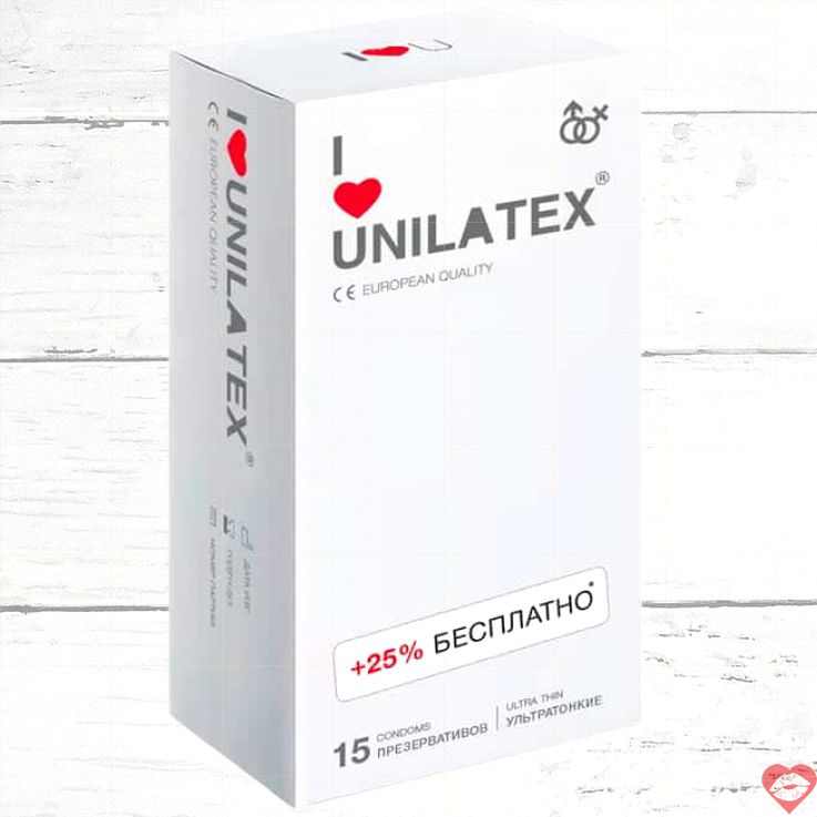 Unilatex Bao Cao Su Siêu Mỏng 12+3 Quà Tăng Cảm Giác