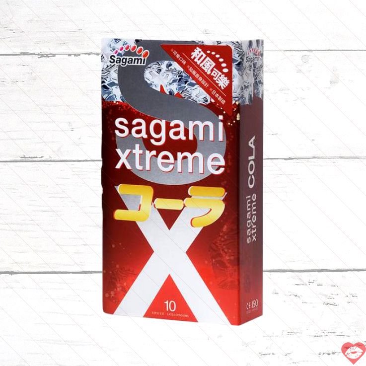 Sagami Xtreme Cola bao cao su 10 cái 19cm cola độc đáo Nhật