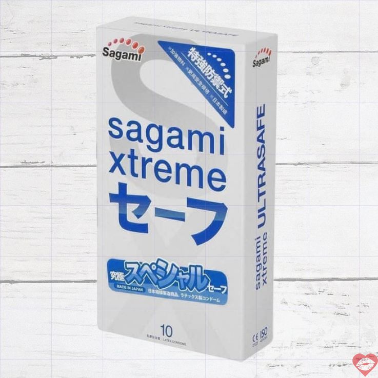 Sagami Xtreme Ultrasafe Bao Cao Su Siêu Trơn 10c