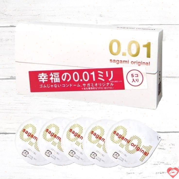 Sagami 0.01 Poly 5 Cái Siêu Mỏng Cảm