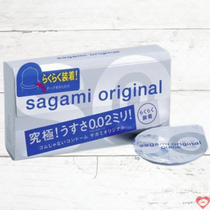 Sagami Quick 0.02 6pcs Mỏng Siêu Nhạy Cực Đỉnh
