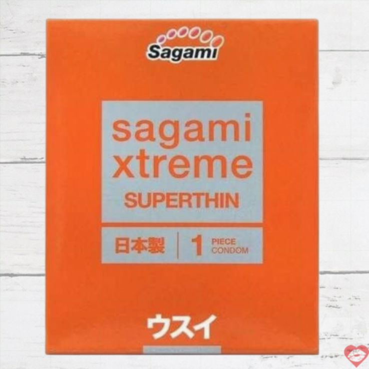 Sagami Xtreme Superthin Bao Cao Su Mỏng 1 Viên Siêu Nhạy