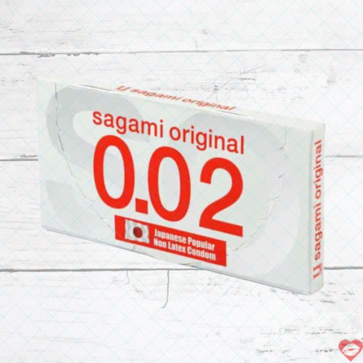 Sagami 0.02 Polyurethane Bao Mỏng Nhất 2 Miếng