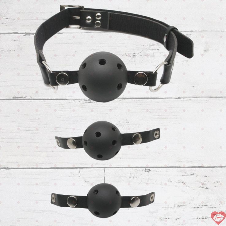 Fetish Fantasy Ball Gag Đen Huấn Luyện Kích Thích 