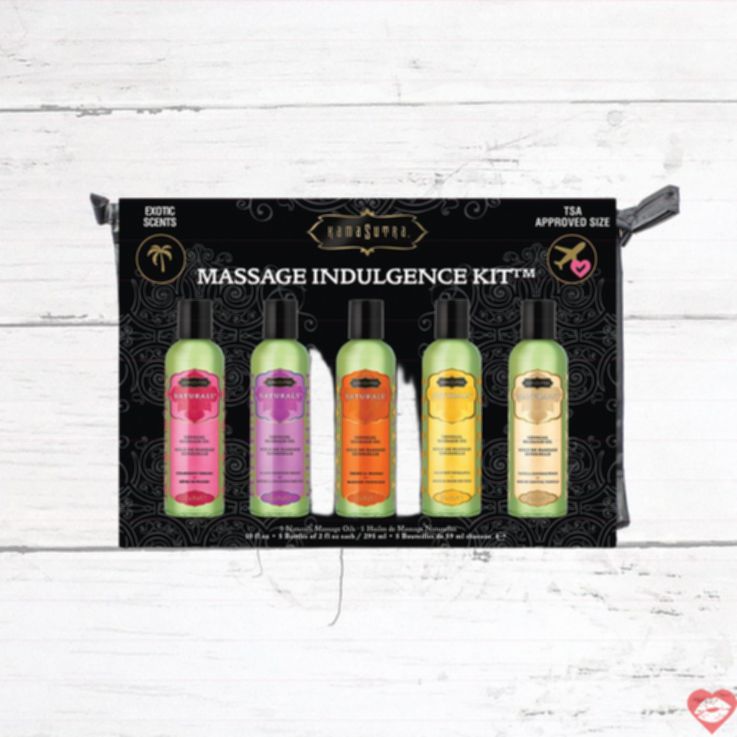 Kama Sutra kit dầu massage 5 loại TSA du lịch thăng hoa 