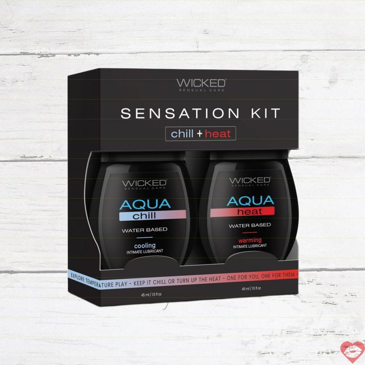 Wicked Sensation Kit Dầu Nóng Lạnh Kích Thích Đối Lập 