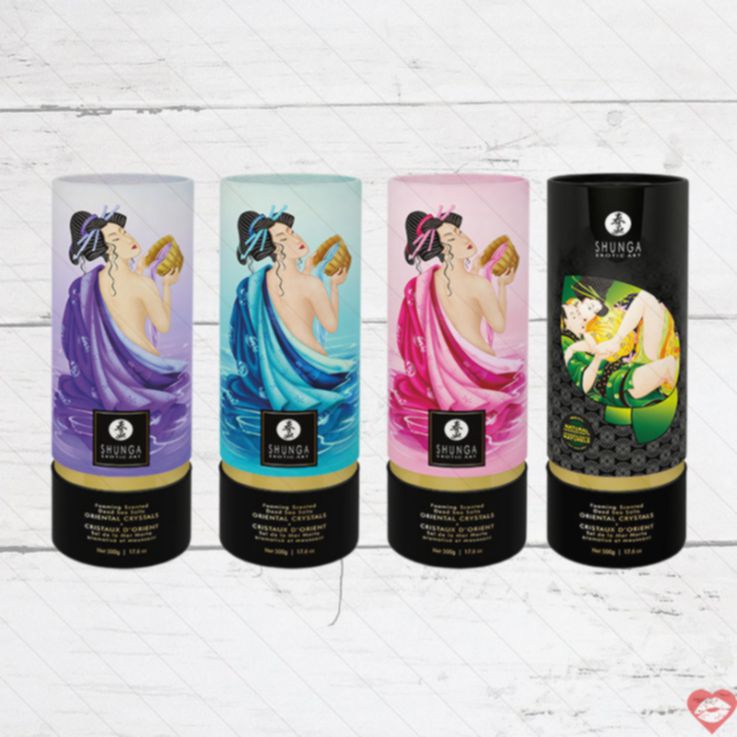 Muối tắm Shunga Crystals hương thơm da mịn màng thư giãn giác quan 