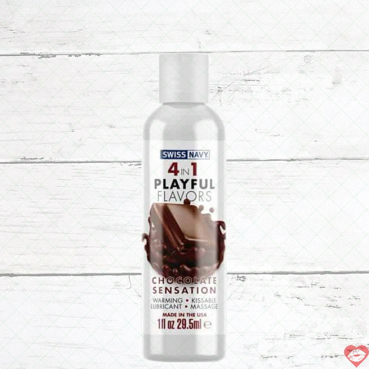 Swiss Navy Chocolate 4in1 Gel 29.5ml Ngon Hương Quyến 