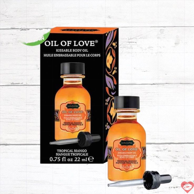 KamaSutra Oil Mango 22ml – Gel Hôn Xoài Nhiệt Đỉnh Cao 