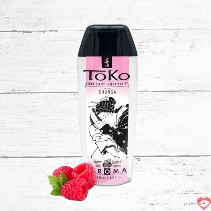 Shunga Toko Lube Oral Raspberry 165ml Ngon Mê Hương Mâm Xôi 