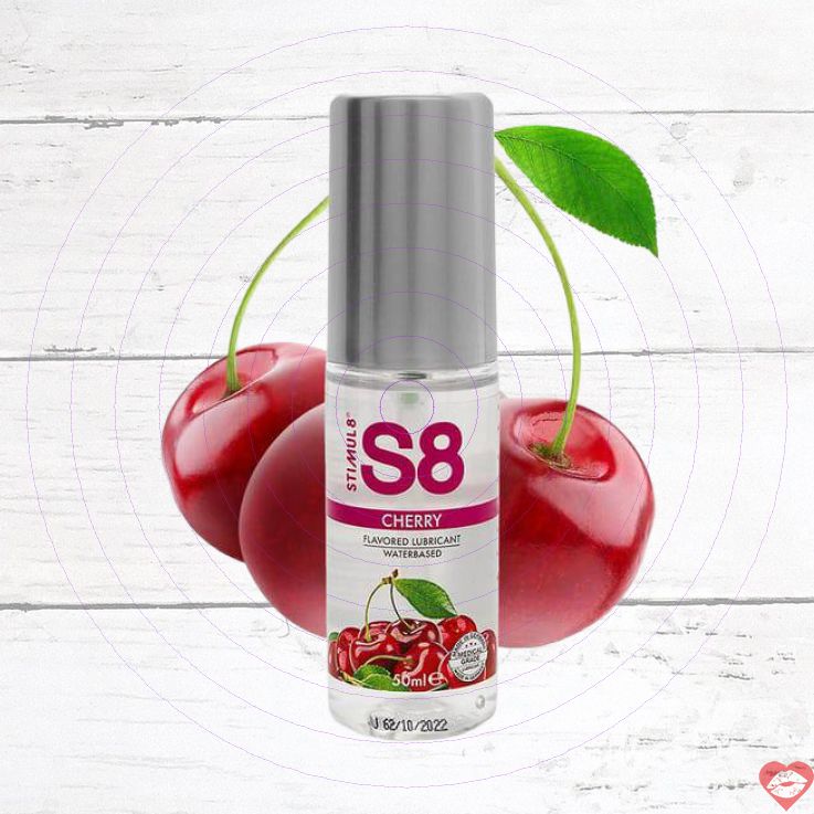 Lubri Cherry Stimul8 Viên Ngậm Nước 50ml Mịn Thơm Ngọt 