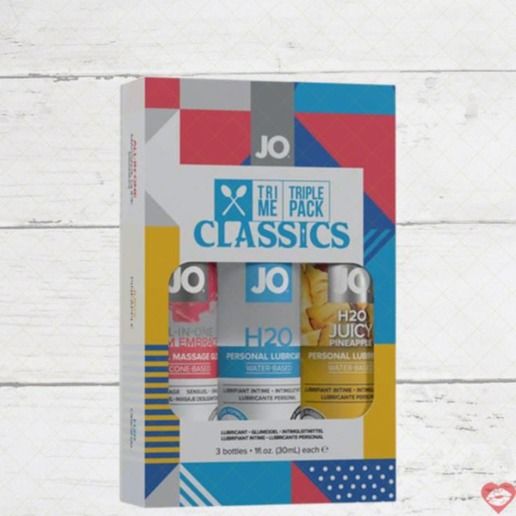 System JO Tri-Me Lube Set 3 Loại 30ml Đa Dạng Trơn Tru