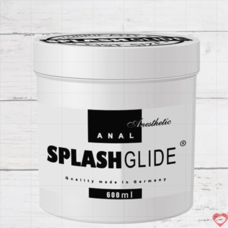 Splashglide Anesthetic Anal Lube 600ml Tê Giảm Đau
