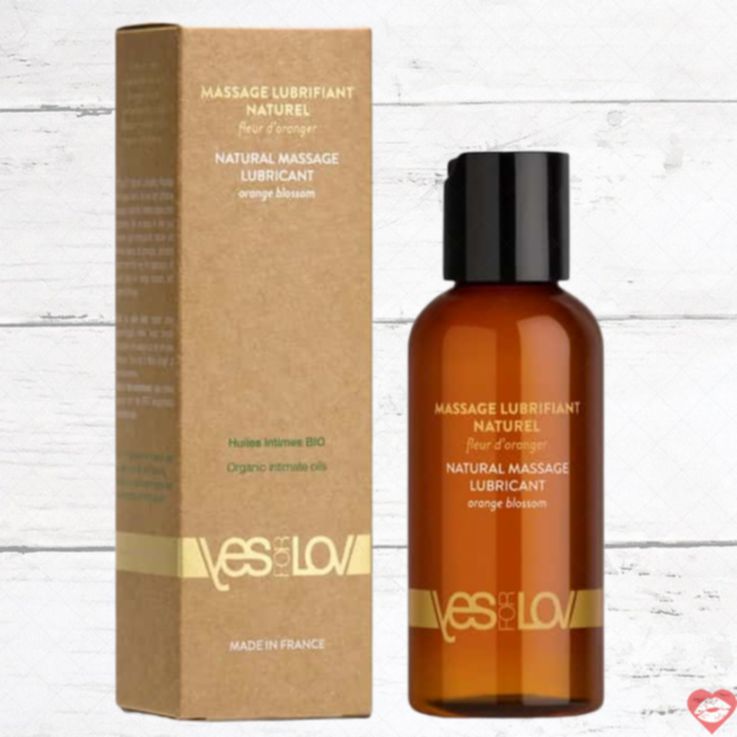 YESforLOV Cam Dầu 100ml Organic Hot Massage Thư Giãn