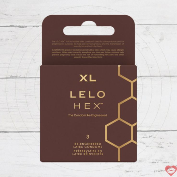 Bao HEX Respect XL lớn chống trượt 3 cái siêu mỏng