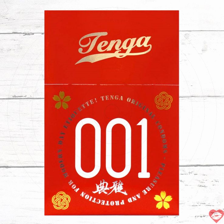 Tenga 001 Bao Cao Su PU 3 Viên Siêu Mỏng Chân Thực Không Đeo 