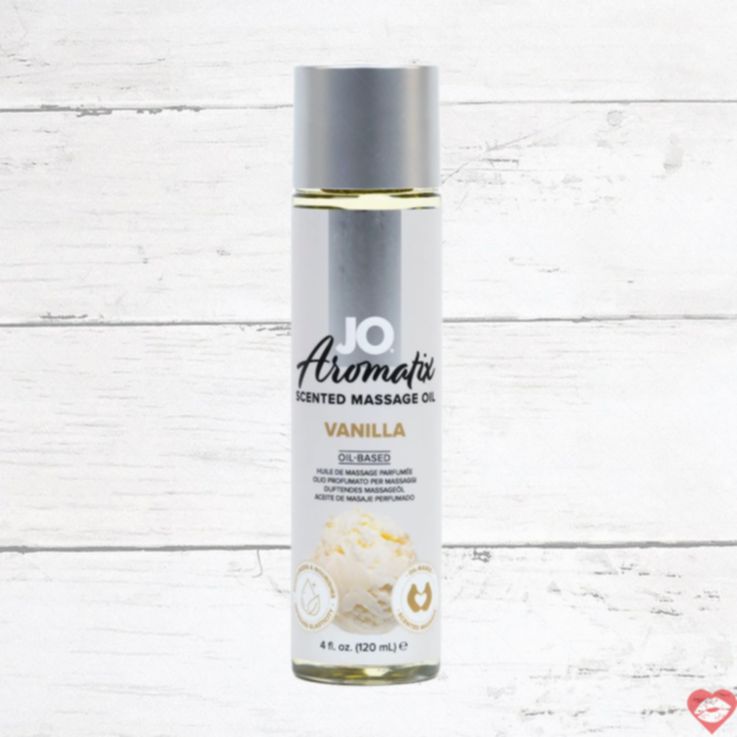 JO Aromatix Dầu Massage Hương Vanilla 120ml Quyến Rũ