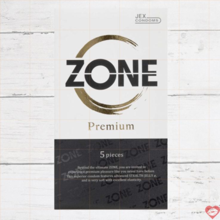 Jex Zone Premium Bao Cao Su Nhật 5 Miếng Mềm Mịn Dày