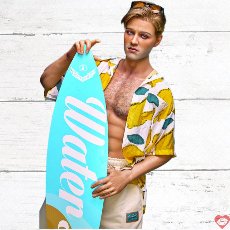 Doll nam Paul 176cm Irontech cơ bắp silicone mịn 