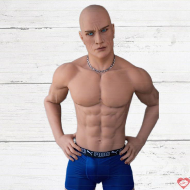 Grant Daddy búp bê TPE 170cm cơ bắp 8 múi oral mềm mại 