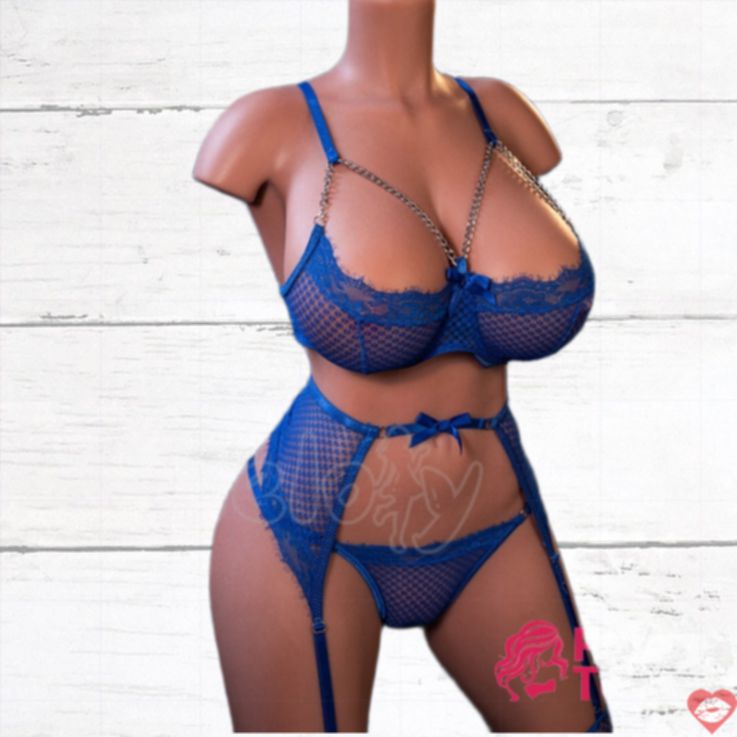 Torso Yeloly Daisy I-cup 51LB Da Nâu Silicone Thực Tế Ngực Bự 