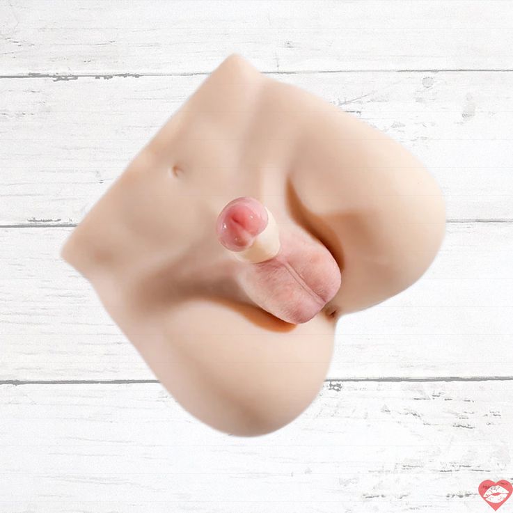 AiYuan Dan Ngực Cơ Bắp Dildo 20cm - Doll Nam Siêu Thực
