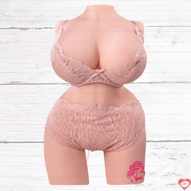 37cm Xise TPE Sex Torso ngực mông to di động