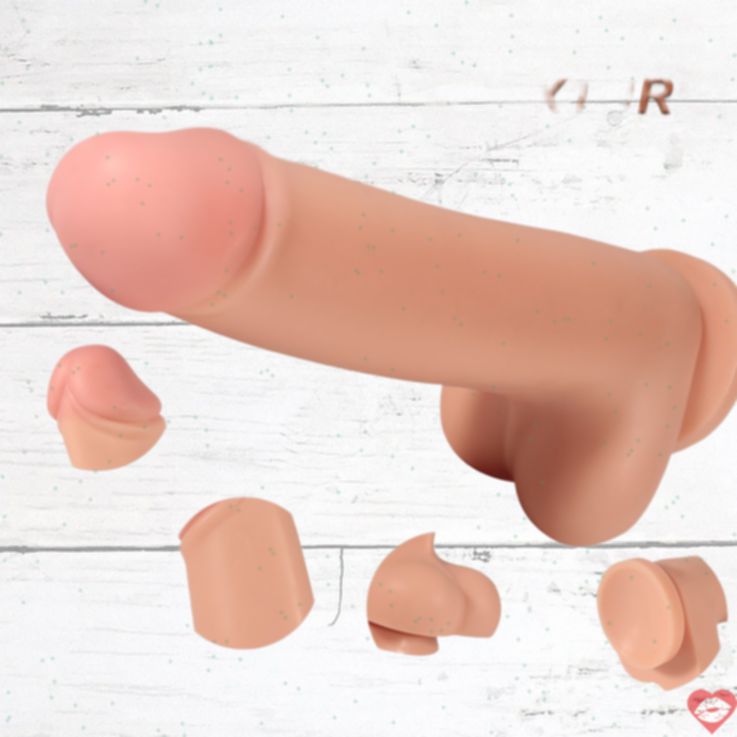 29cm Penis Masturbator texture thật uốn cong rửa dễ