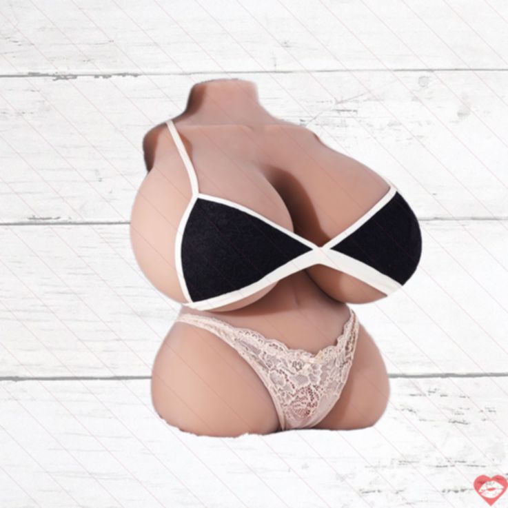 Torso Sex Doll Nâu 15kg Ngực Khổng Lồ