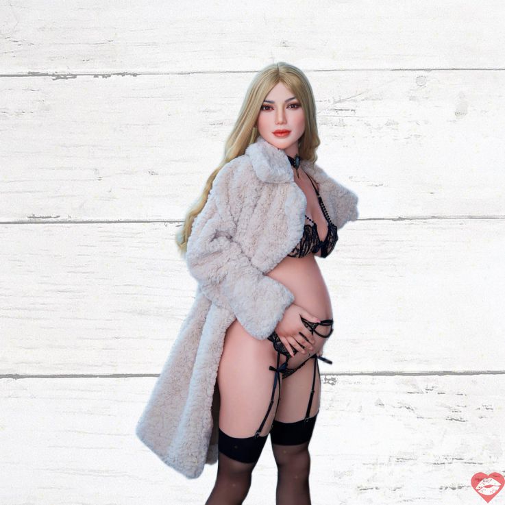 Celine Pregnant Doll 158cm Silicon Mông To Ngực Lớn Bầu Bí 
